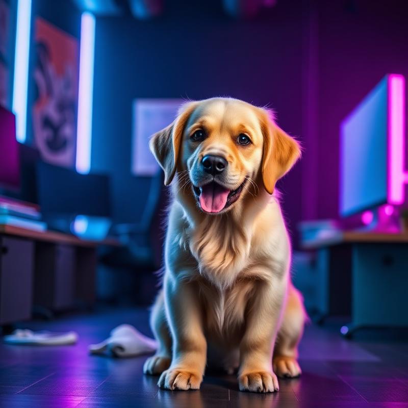 Portret van Thor, Office Mascotte